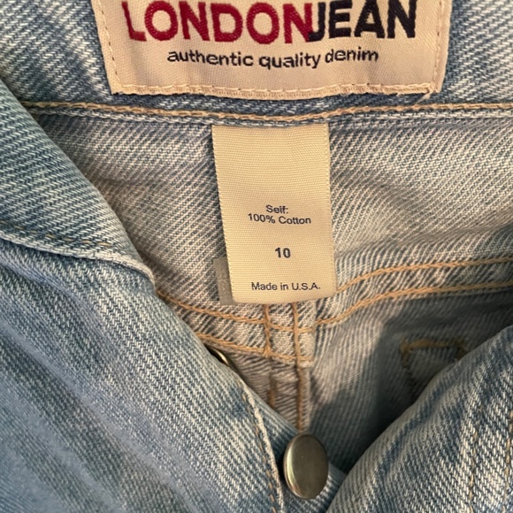 Women's London Jean Capris with button fly - size 10 - Picture 3 of 3